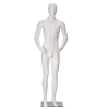 Full Body Ghost Stand Plastic Oem Manufacturer Glossy White Black Head With Shoulders Sports Medical Train Male Mannequi