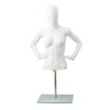 Female Half Body Torso Without Head Ghost White Tone Cheap Display Plasti Mannequins