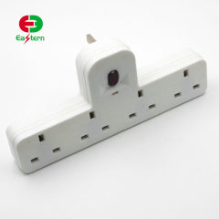 4 way UK wall socket adapter with Led indicator