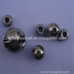 stainless steel balls threaded 6mm 8mm 12mm drilled steel ball