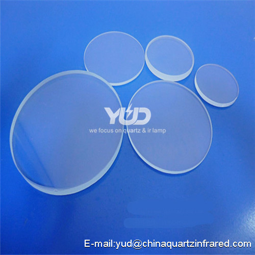 YUD specialized production High quality optical quartz plate with cut corner custom-made