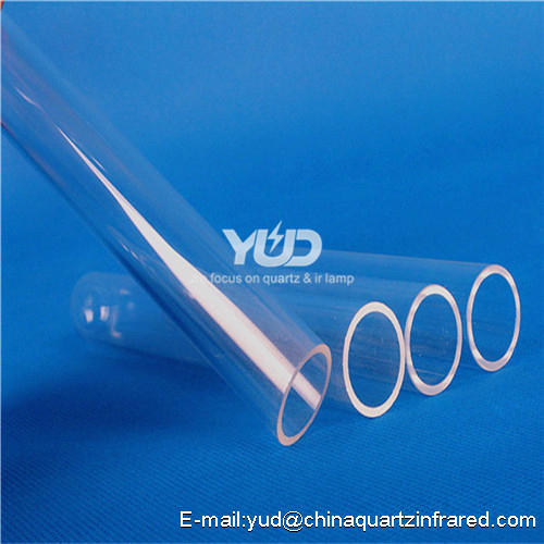 High temperature glass tubes Fused silica quartz glass infrared heating tube