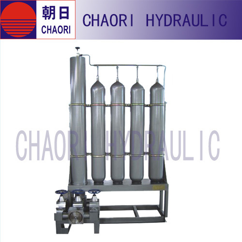 high quality piston accumulator station