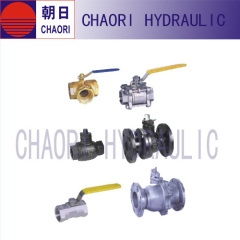 brass ball valve with 3 ports