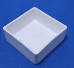 Fused silica melting dishes ceramic melting boat quartz smelting crucible quartz crucible dish quartz crucible dish