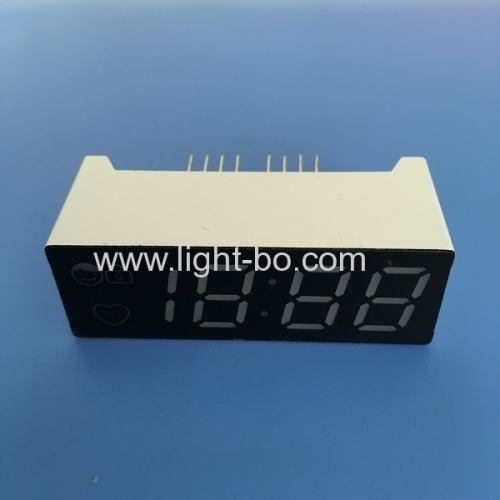 Custom Design ultra green and ultra red 7segment led clock display common anode for washing machine