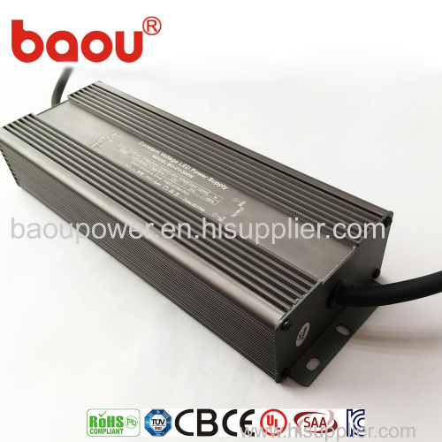 Baou constact current waterproof 30-36VDC 300W IP67 led driver for outdoor lighting