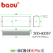 Baou constact current waterproof 30-36VDC 300W IP67 led driver for outdoor lighting