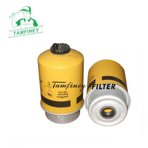Good quality fuel water separator filter with drain 159-6102 138-3098 100-5374 100-5593 1005374 1383098 1005593 1596102