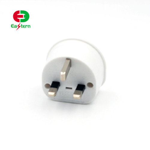 3pin uk ac power travel adapter