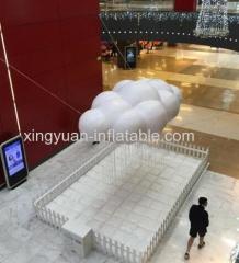 Hot sale giant inflatable cloud for advertising