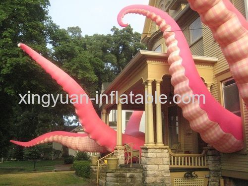 giant inflatable octopus tentacle for advertising