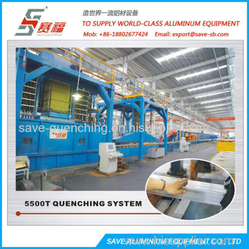 Aluminium Extrusion Profile Air Quenching And Medium Cooling System