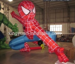 Advertising giant inflatable spiderman