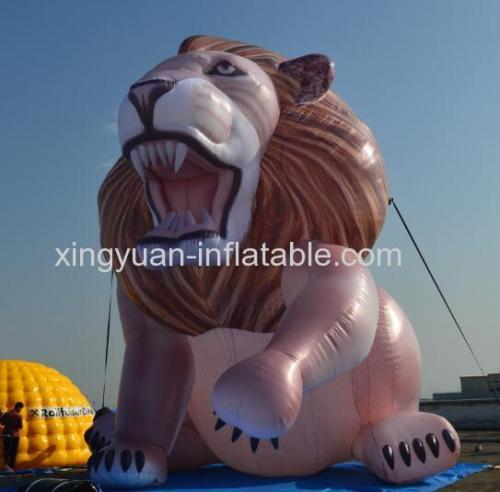 Large model lion inflatable advertising