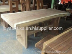 Dining Room Table with Natural Slab