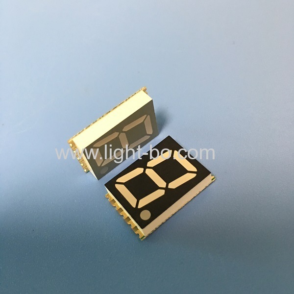 Stable performance ultra blue 0.56inch single digit common anode surface mount led display for home appliance