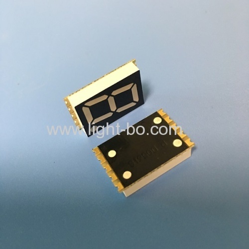Stable performance ultra blue 0.56inch single digit common anode surface mount led display for home appliance