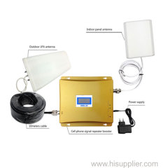 FULL SET LCD Display ! High gain Dual band 4G signal booster KIT GSM 900 4G LTE 1800 SIGNAL repeater amplifier Double si