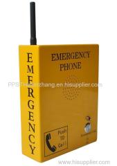 GSM SOS call box support one push to call wireless handfree design anti resistant