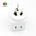 Power Plug Adapter USA US to EU Europe AC wall power plug phone travel Adapter