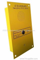 Analog emergency mining telephone one push to talk auto dial function supported