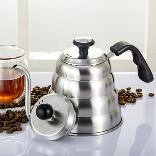 Goose neck stainless steel coffee kettle