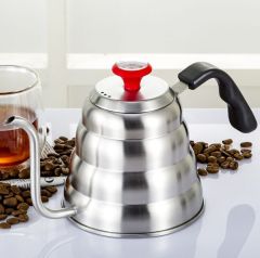Goose neck stainless steel coffee kettle induction available coffee pot