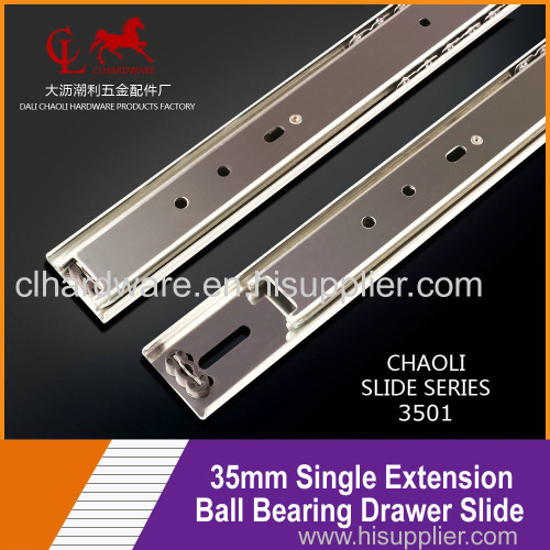 35mm Single extension drawer slide