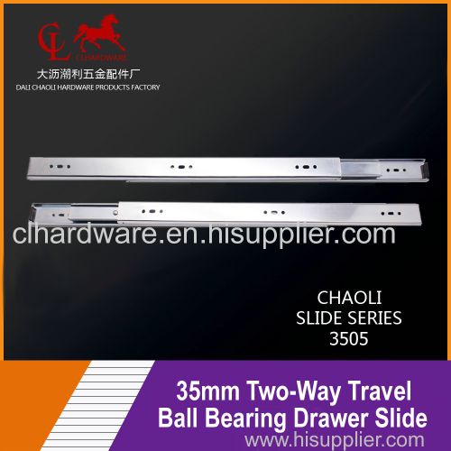 35mm Two-Way Travel Drawer Slide