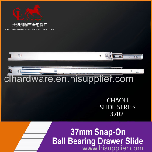 37mm Snap-On Ball Bearing Drawer Slide