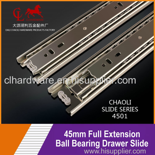 45mm Full extension drawer slide