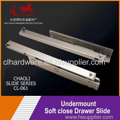 undermount soft close drawer slide