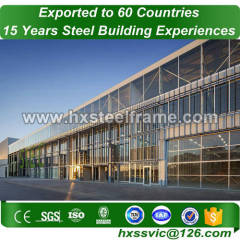 famous steel structures formed metal buildings pre-made hot sale in Tunisia