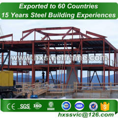 equipment storage building and Prefab Steel workshop big-Span for Dubai client