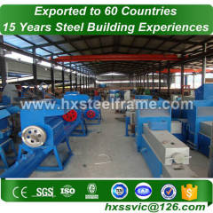 hangar stockage building and Prefab Steel workshop multi-story export to Macau