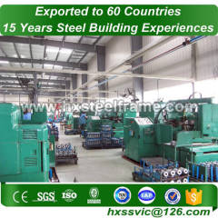 Industrial Structural Steel Workshop made of steel fame with factory price