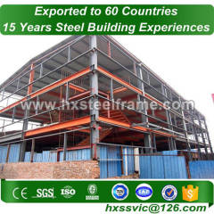 logistics warehouse made of steel structure welding outdoor export to Mongolia