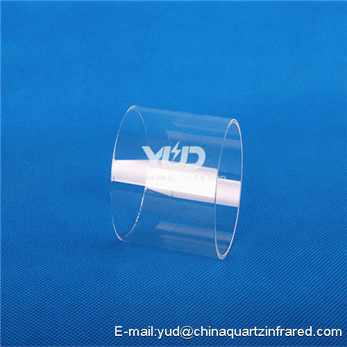 High temperature resistant furnace tube clear quartz glass muffle furnace tube