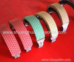 Brake shoe with colorful brake lining-weightness of 160g