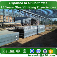 steel columns and beams and construction steel frame for Djibouti client