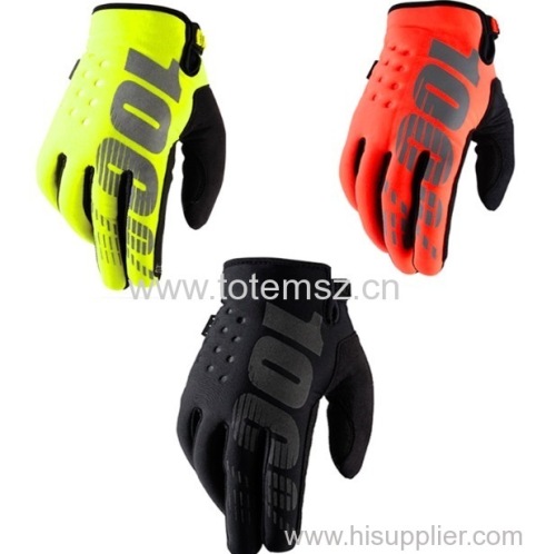 100% cycling long gloves