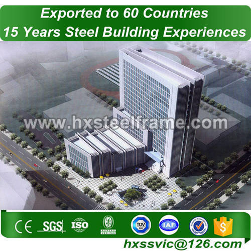 meta office building made of steel pipe column pre-made export to Congo Rep.