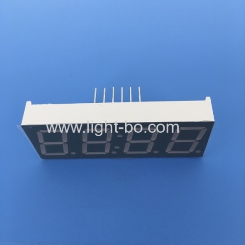 Super red 0.56 4 digit 7 segment led clock display common cathode for industrial control