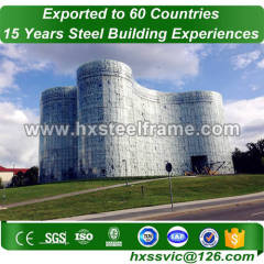 metal buildings residential made of frame steel low cost hot sale in Nicosia