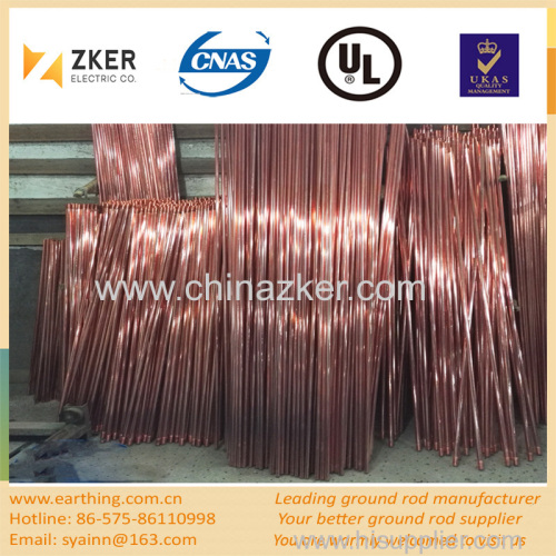 copper clad threaded ground rod