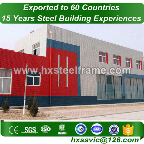 steel frame material formed metal buildins CE certified at Turkey area