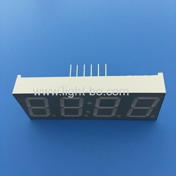 Ultra Red 0,56 "4-stellig 7-Segment-LED-Uhr Display gemeinsame Anode für Instrumententafel