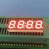 Super red 0.28&quot; 4 digit 7 segment led clock display common cathode for instrument panel