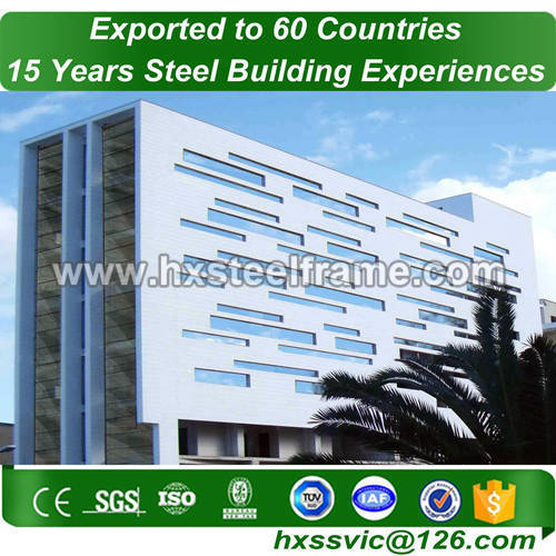 pre fab structures building made of structural stee large-Span sale to India